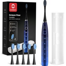歐可林 Oclean Flow TravelGo 音波電動牙刷6刷套裝組, 藍色套裝組, 1個