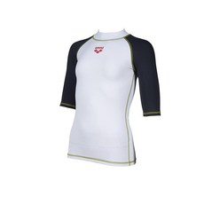 ARENA여아용표준반소매래쉬조끼 자외선차단수영셔츠142680