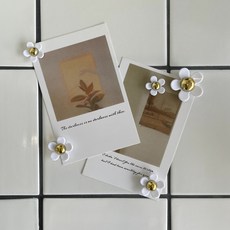 치치랜드 냉장고 자석 인테리어 골든 데이지