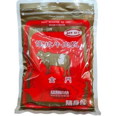 高坑 高粱酒辣味牛肉角 金門特產 隨身包 美味牛肉乾, 160g, 1個