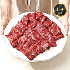 미쓰하누1++No.9등급 한우 눈꽃로스구이 모듬 200g+200g 소고기 구이용, 1개