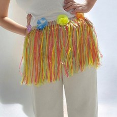 단합 체육대회 행사알록달록 꽃 장식 훌라스커트 장기자랑 응원 댄스대회