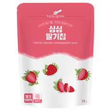리틀스푼 동결건조 싱싱 딸기칩, 13g, 18개