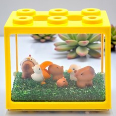 미미네아쿠아 숲속 카피바라 친구들 마리모 세트