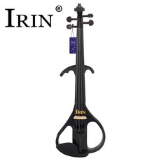 IRIN AU-02電聲小提琴 4/4 黑色 臺灣出貨 優質 初學者 演奏 音色優美, 4/4-黑色