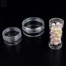 트러스트라인 원형 투명 케이스 단품 분류정리, 납작 소