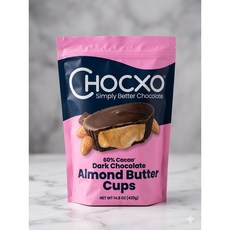 코스트코 Chocxo 아몬드 버터 컵 420g / 14gx30, 30개