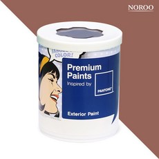노루페인트 팬톤 실외 벽면 저광 페인트, 18-1336 Copper Brown, 1L, 1개