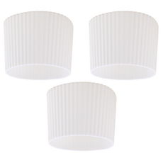 월간리빙 미끄럼 방지 실리콘 컵홀더 컵슬리브, 3개, 화이트