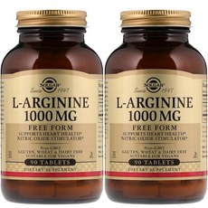 솔가 L-아르기닌 1000mg 타블렛, 90정, 2개