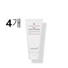 메디큐브 레드 폼 클렌저, 120ml, 4개