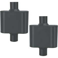 단일 챔버 성능 레이스 머플러 2.5인치 센터센터 범용, 2.25 Inch