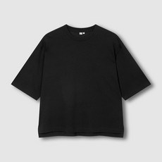 JAJU 26S/S 여 스마트 코튼 루즈핏 5부 티셔츠 J116201071 793571