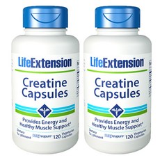 LIFE EXTENSION 肌酸素食膠囊, 120顆, 2罐