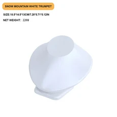 샴페인 골드 인조 가죽 보석 디스플레이 스탠드 28cm 최적 높이 안정적인 베이스 홀더 목걸이용 매장에 이상적, white S