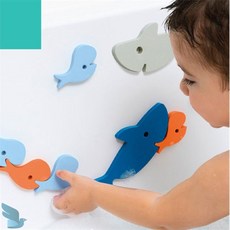 2보급창고 목욕놀이 스티커퍼즐 아기목욕놀이, 웨일(Q1027)