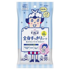 Biore 蜜妮 U全身爽身濕巾 10張入, 1包