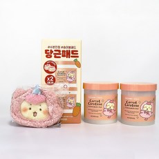 스킨푸드 캐롯 카로틴 카밍 워터 패드 더블 기획 (+망곰 파우치), 2개, 60매입
