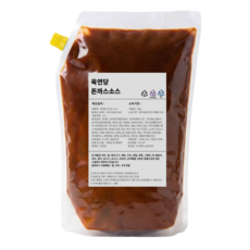 육연당 수제 돈까스 소스 업소용 대용량, 1개, 2kg