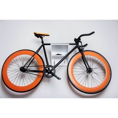 單身車架 自行車掛架 壁掛式腳踏車車架 單車收納架 多功能收納 公路車車架, 1個