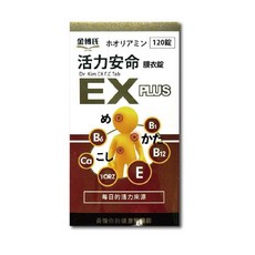 金博氏活力安命EX PLUS膜衣錠 純素B群 增強體力 台灣公司貨, 1個, 120顆