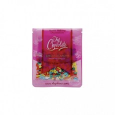 스프링클 알파벳셰이프 쿠키 케이크장식 화이트데이 코코아 초콜렛 화이트초코 밀크 초코 두바이 두쫀, 1g, 1개