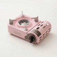 지라프 휴대용 미니 가스버너 벚꽃핑크 내연식버너, 핑크, 1개