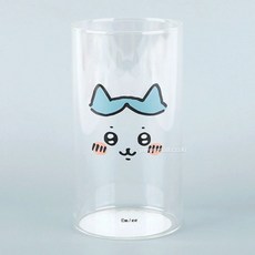 먼작귀 하치와레 쥬스 유리컵 물컵 투명 275ml 가르마 캐릭터 귀여운, 1개