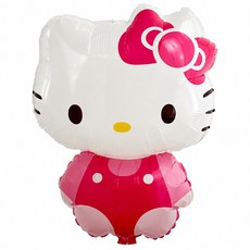 이벤트홀릭 정품 캐릭터 점보풍선 24인치 헬륨 완제품 DIY 생일파티 풍선, 1개, 14.헬로키티(DIY)