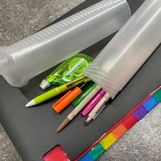 길이조절 원형 요술 붓통 붓케이스, 1, 상세페이지 참조