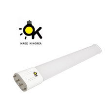 갈아만 끼우면되는 국산 호환형 LED형광등 FPL 36W 32W 대체형 LED방등, 주광색, 2개