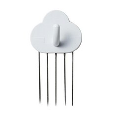 생활낙원 다용도걸이 똑또기핀-구름5P, 1