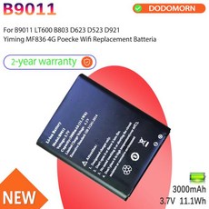 DODOMORN B9011 LT600 B803 D623 D921 Yiming MF836 4G Poecke Wifi 교체 배터리 3000mAh 용 고품질, 01 China Mainland