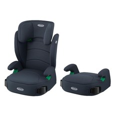 GRACO(긴거리コ) 주니어 시트 벨트 터 시트 벨트 고정 주니어 플러스 넥스트 R129 적합 3살반12살반까지 컵홀더 포함 등받이 탈부착 가능(어비스 네이비) 2187304