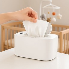 따솜 아기물티슈워머 USB 온도조절 휴대용 물티슈케이스 보온물티슈워머 (화이트) got+9265Qn