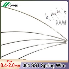 304 스테인레스 가닥 수제 단일 직경 스프링 하드 않는 DIY 와이어 녹슬지 0MM 탄성 스틸, 1.2mm, 2M