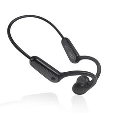 FASEN 골전도 블루투스 이어폰 스포츠형 넥밴드 이어폰 B8, 블랙 B8