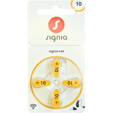 시그니아 보청기 배터리 건전지 밧데리 약, 시그니아 10A, 1세트
