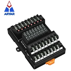 DIN 레일 및 플랫 마운트 AC/DC 5V 12V SPST NO 전원 릴레이 모듈 APAN3105, 03 MS 1NO 5A 8P, 03 현재 범위 3