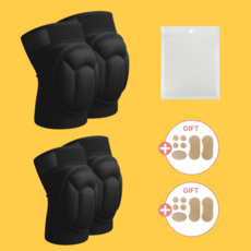 솔져텍션 군대 군인 무릎 팔꿈치 보호대 세트, 1세트, 블랙