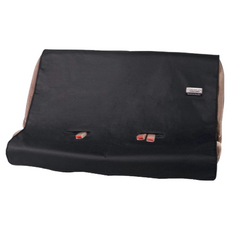 【CARAC】防水汽車後座椅套 潛水衣椅套 通用型後座墊 寵物墊 車用防水墊, Black, 1個