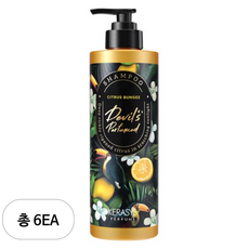 케라시스 데빌스 퍼퓸 시즌2 샴푸 시트러스 번지, 6개, 500ml