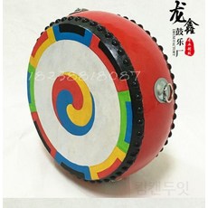 고고장구 난타 전통 연습용 사물 미니 J23, 블루9인치 30x17cm