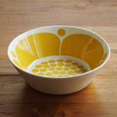 Arabia Sunnuntai 黃色星期天系列餐具組 餐桌上的陽光滋味, 17cm沙拉缽, 黃, 1個