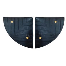 공장 아파트 빌라 차량진입판 주차턱 경사로발판 날개 데크범퍼 볼라드 고무스토퍼, 단일사이즈