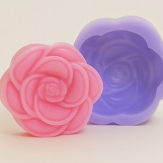 석고방향제몰드 비누몰드-1구(몰드색상랜덤), 까멜리아1구몰드