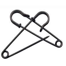 여고니야 옷핀 대형 이불 고정 브로치 10P 5P 침대 7cm 고정핀, 10개, 블랙