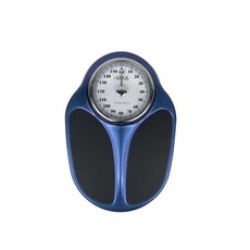 정밀 아날로그 체중계 기계식 소품 인테리어 가정용 업소용 빈티지, 블루 160kg, 1개, 바이브런트블루 160kg
