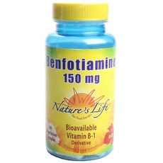 Nature's Life 素食苯磷硫胺膠囊 150mg, 60顆, 1罐