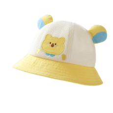 곰 메쉬 아기 벙거지모자 유아 키즈 메쉬 여름모자 수영